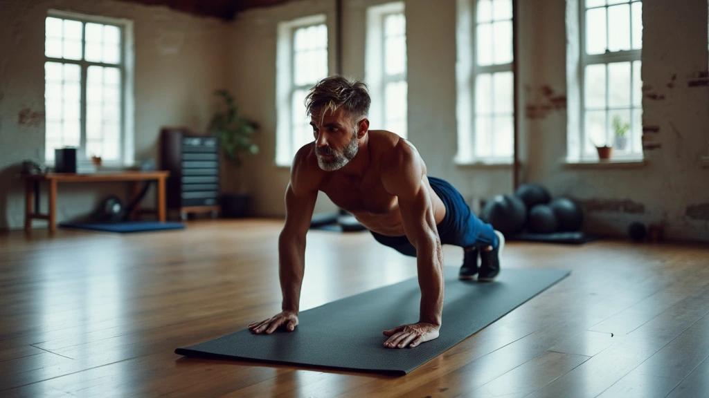 a man performing a Side Plank